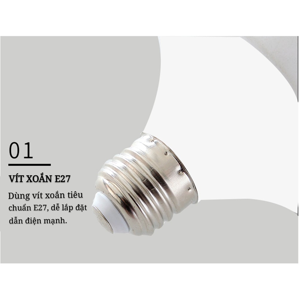 BỘ 10 BÓNG ĐÈN LED 10W ÁNH SÁNG TRẮNG - LOẠI TỐT