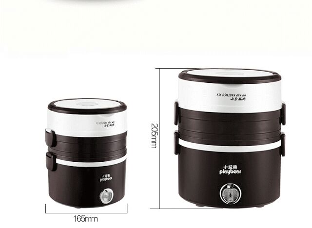 hộp cơm playbear 3 ngăn lõi inox DFH 2019 | BigBuy360 - bigbuy360.vn
