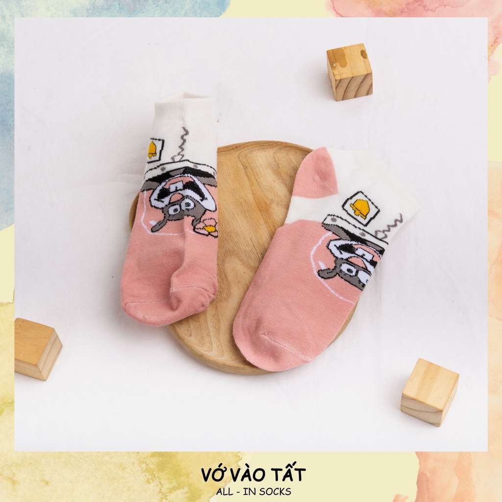 TẤT VỚ CỔ NGẮN HOẠT HÌNH BỌT BIỂN