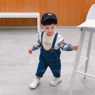 Sét yếm + áo cotton da cá cho bé