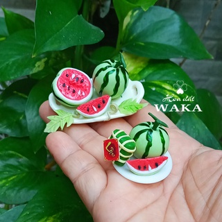 Bánh Chưng Dưa Hấu Tết Mini Food 01- Mô hình 1/12