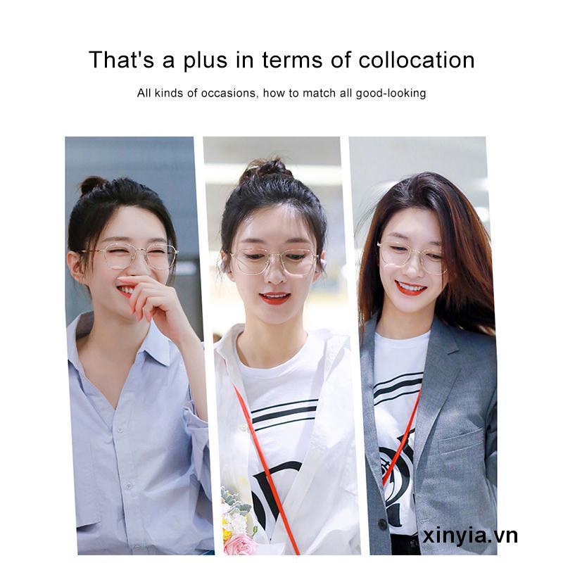 Mắt Kính Chống Bức Xạ Ánh Sáng Xanh Thời Trang Phong Cách Hàn Quốc Cho Nữ