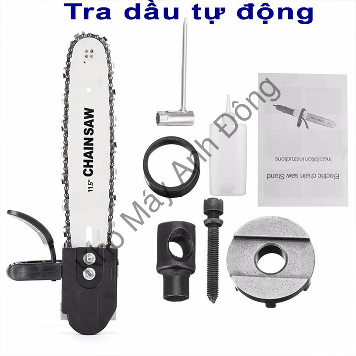 [Giá Sốc] Lưỡi cưa xích gắn máy mài CHAIN SAW - luoi cua xich gan may mai - Có bình tra dầu tự động gắn liền