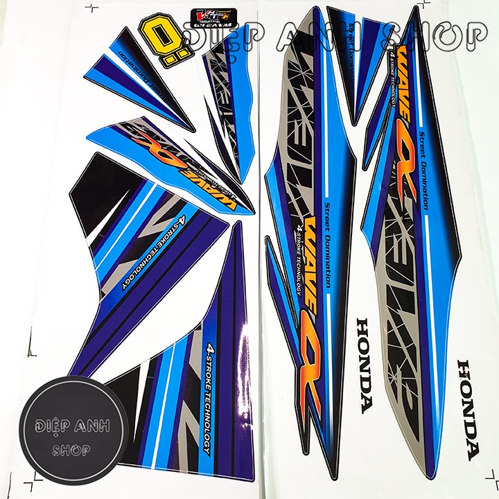 Tem xe Wave Alpha 110  - Tem Wave chế