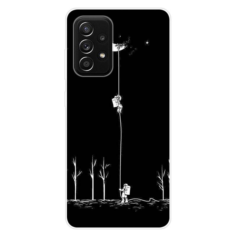 Ốp điện thoại silicon dẻo in hình tranh vẽ nghệ thuật cho Samsung Galaxy A52 4G A52 5G A52