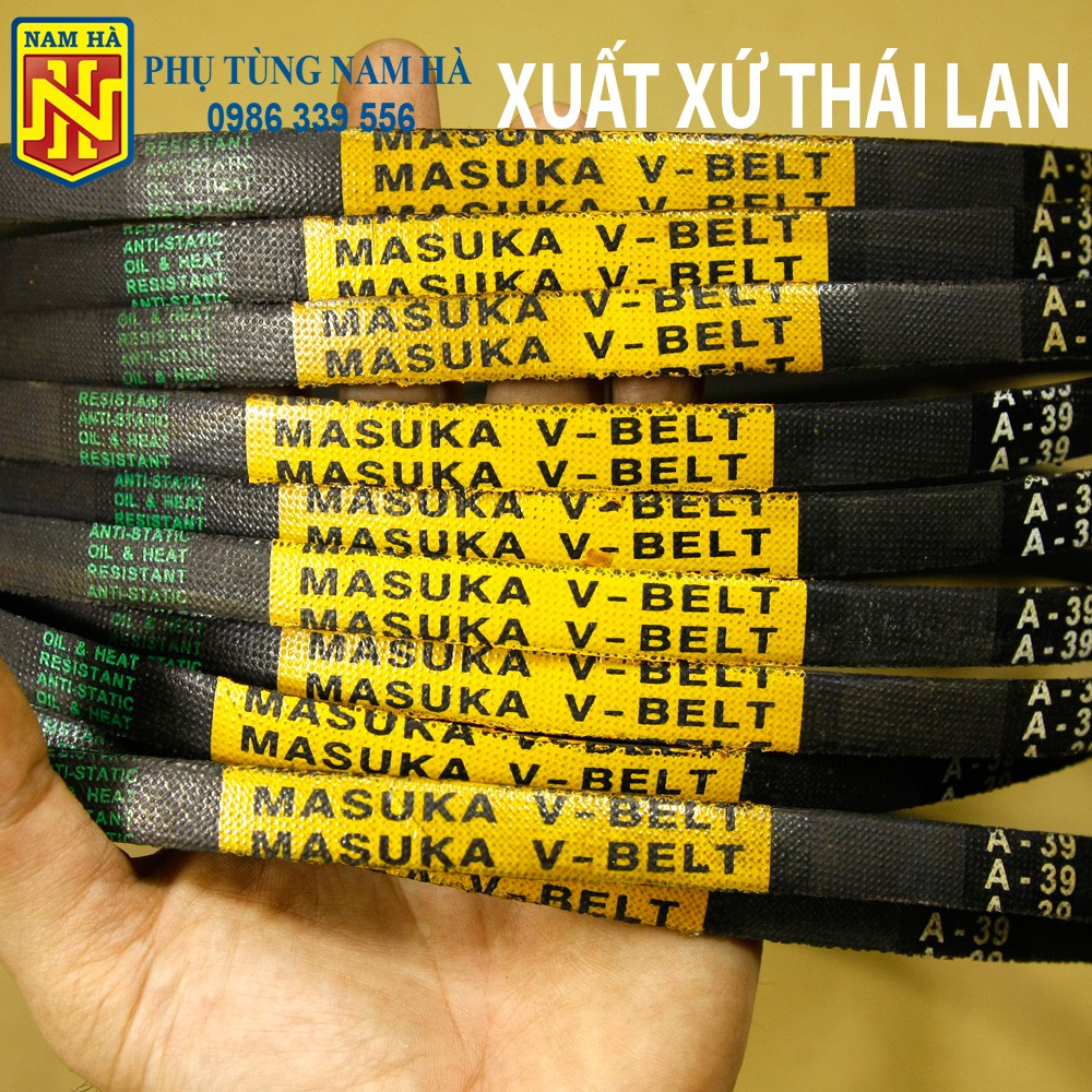 [THAILAND] Dây curoa đai thang MASUKA bản A40, A41, A42, A43, A44, A45, A46, A47, A48, A49