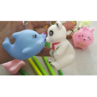 Móc khóa chút chít - bóp kêu - totoro - cá voi - gấu trúc