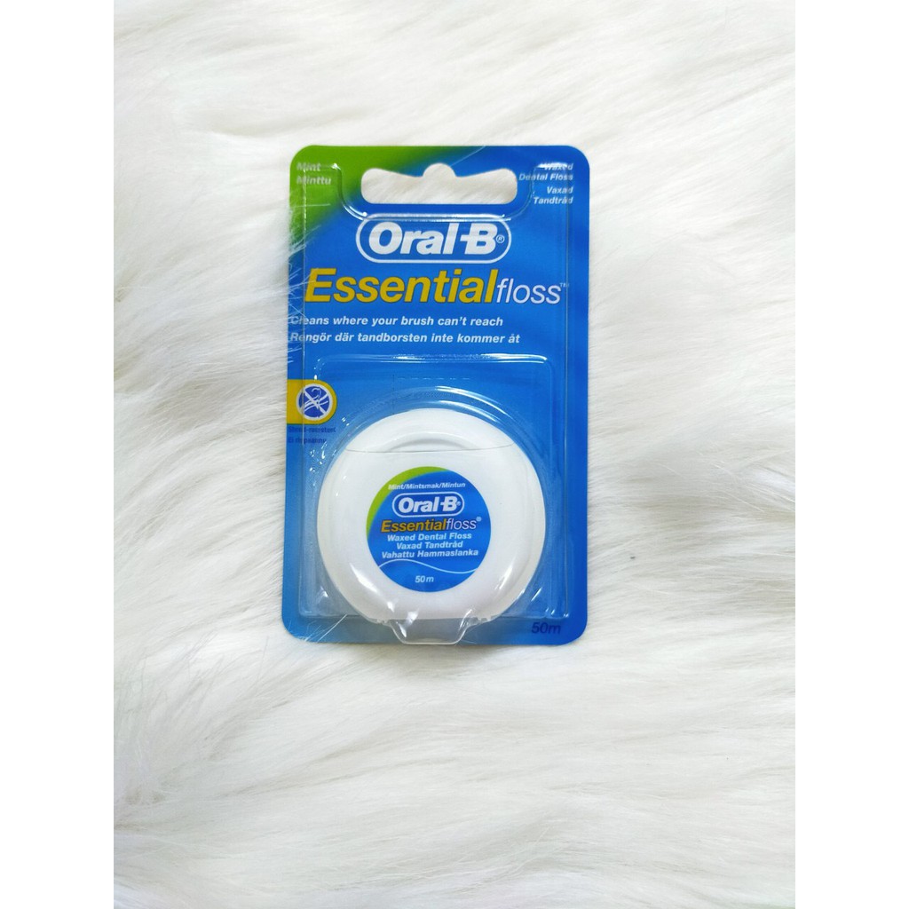 Chỉ Nha Khoa Oral-B Essential Floss Mint 50m - Nhập Từ Anh