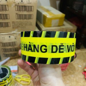 BĂNG KEO HÀNG DỄ VỠ 100 YARD, NẶNG 1KG, GỒM 6 CUỘN