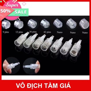 Đầu kim nano, 12, 36 TRẮNG lắp máy phi kim