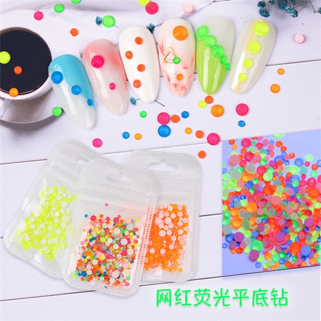 Đá dạ Quang trang trí móng tay chuyên làm nail