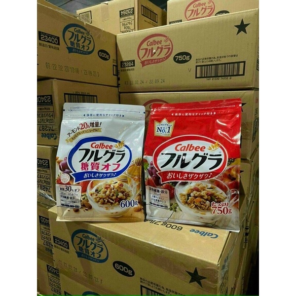 Ngũ cốc hoa quả Calbee Nhật Bản - Ngũ cốc ăn kiêng