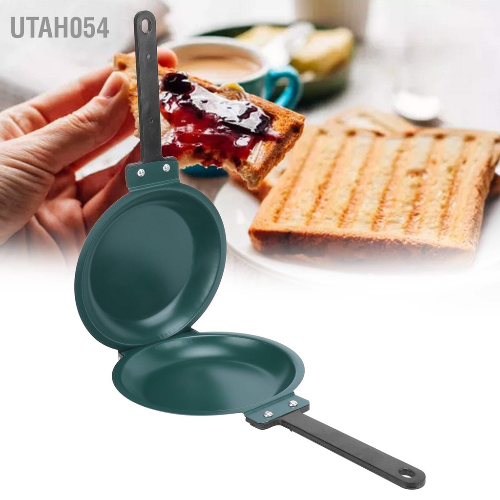 [Hàng HOT] Chảo Nướng Hai Mặt Chống Dính làm bánh kếp cho nhà bếp【Utah054】
