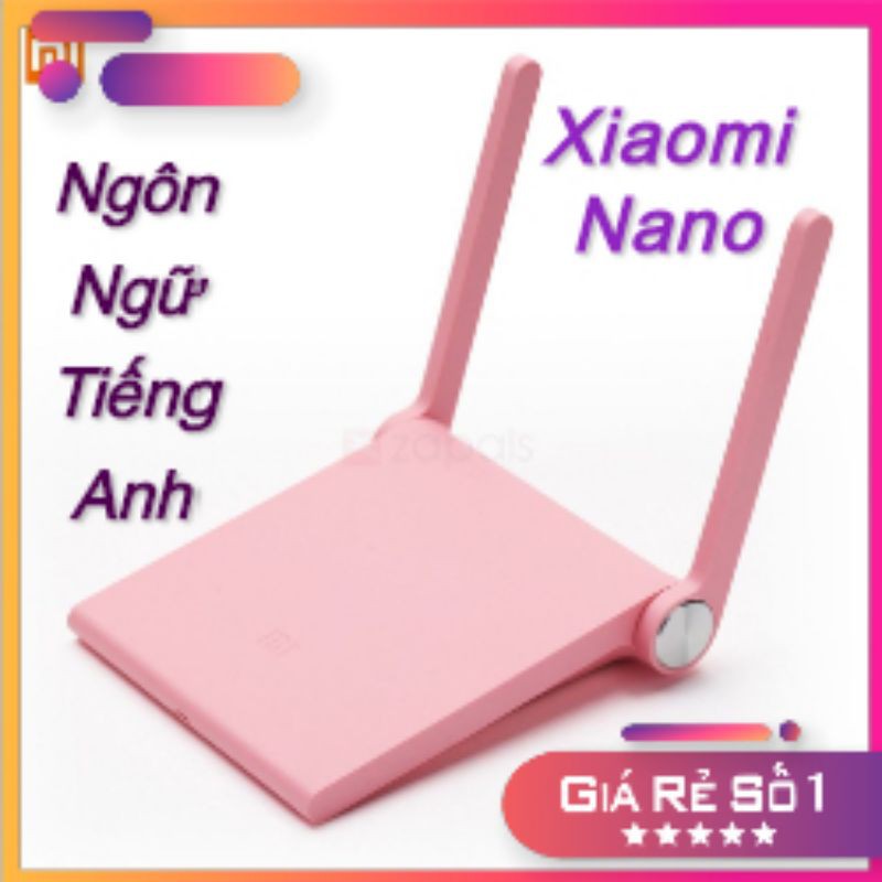 Bộ Phát wifi Xiaomi Nano 2,4Ghz 300Mbs. Ngôn Ngữ Tiếng Việt