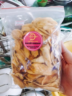 Chuối sấy giòn nhà làm