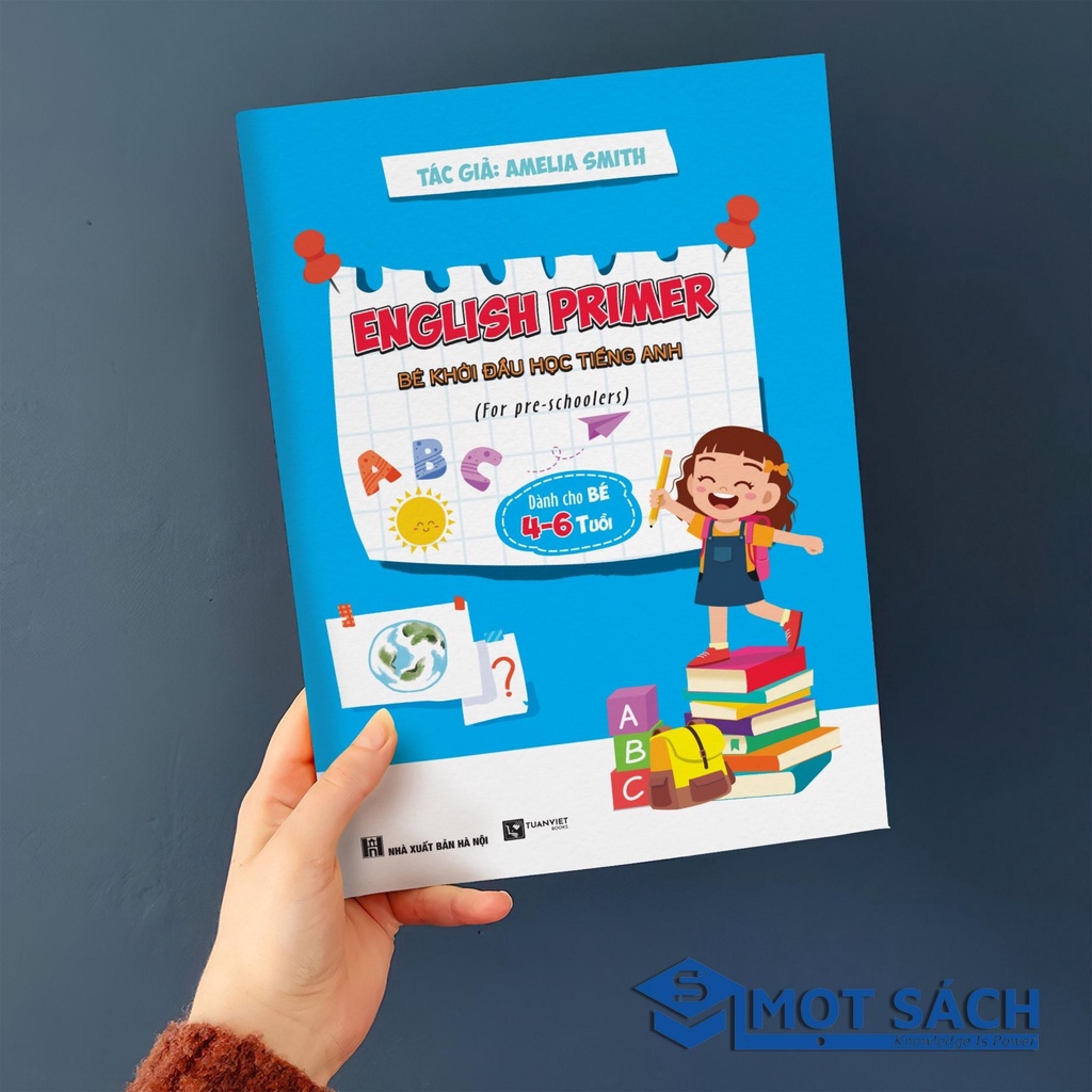 Sách - Bé Khởi Đầu Học Tiếng Anh - English Primer (Dành Cho Bé 4-6 Tuổi)