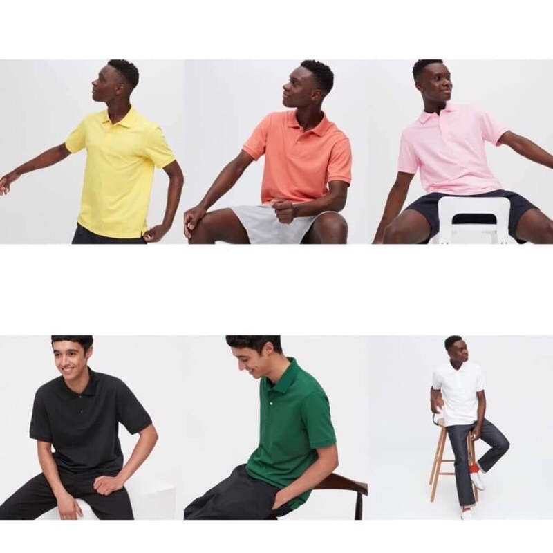 Áo polo nam U.ni.qlo mẫu 2022 Nhật bản