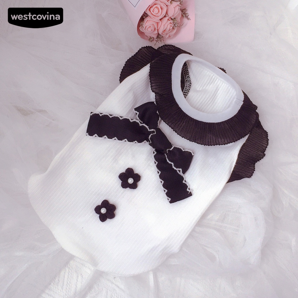 Bộ Đồ Ngủ Vải Mỏng Thoáng Khí Dễ Thương Cho Thú Cưng