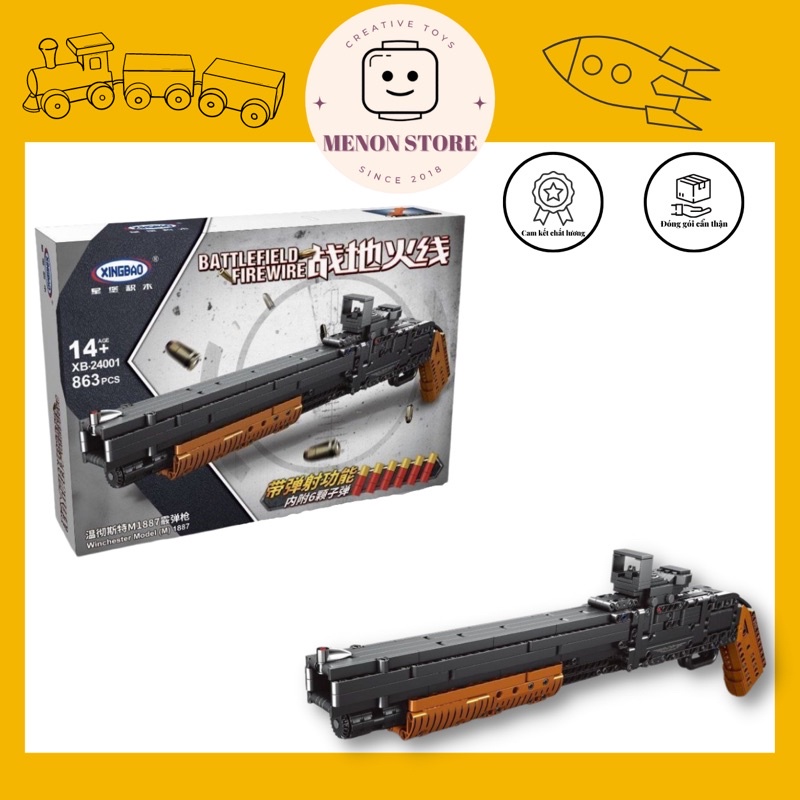 Đồ chơi lắp ráp Xingbao XB 24001 Mô Hình Sóc Lọ - Xếp hình thông minh