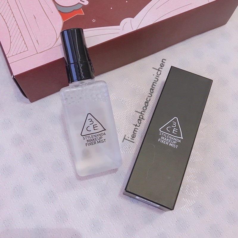 [Cam kết chính hãng] Xịt Khoá Lớp Make Up 3CE MAKEUP FIXER MIST 80ml