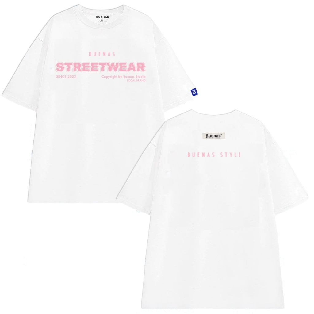 Áo thun nam nữ unisex tay lỡ form rộng cổ tròn đẹp BUENAS - STW07 | BigBuy360 - bigbuy360.vn