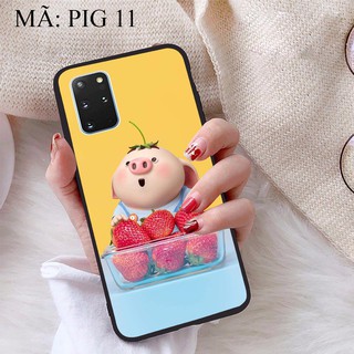 Ốp lưng Samsung S20 Plus viền dẻo TPU BST Pig Cute