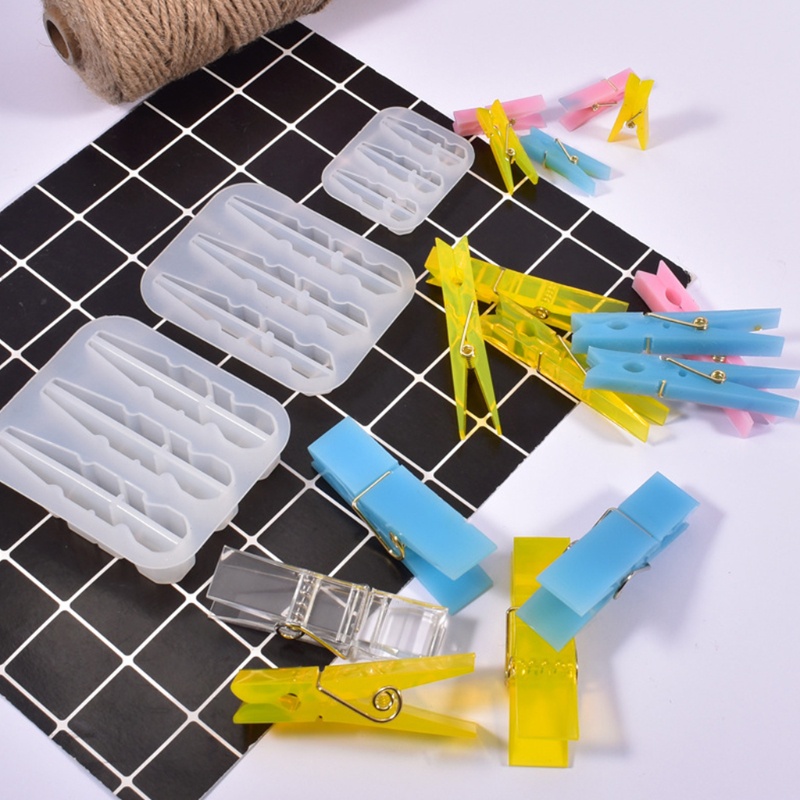Sa Khuôn Silicone Làm Kẹp Nhựa Epoxy / Trang Sức Thủ Công