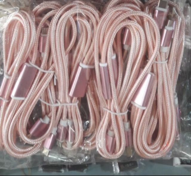 Cáp Sạc Dây Dù 3 Đầu