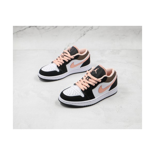 Giày Jordan Cổ Thấp Nam Nữ Sneaker JD1 Peeach Mochaa