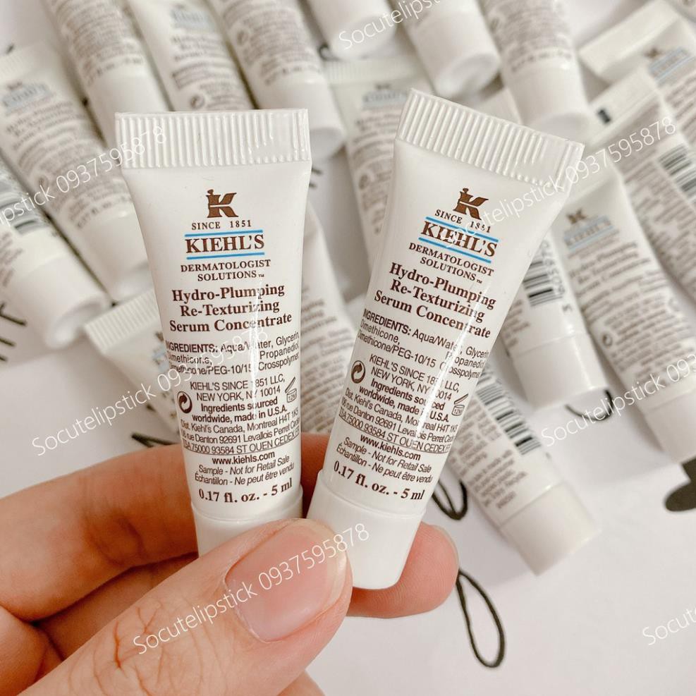 Tinh Chất Cấp Nước Kiehls Hydro-Plumping Re-Texturizing Serum Concentrate Minisize 5ml