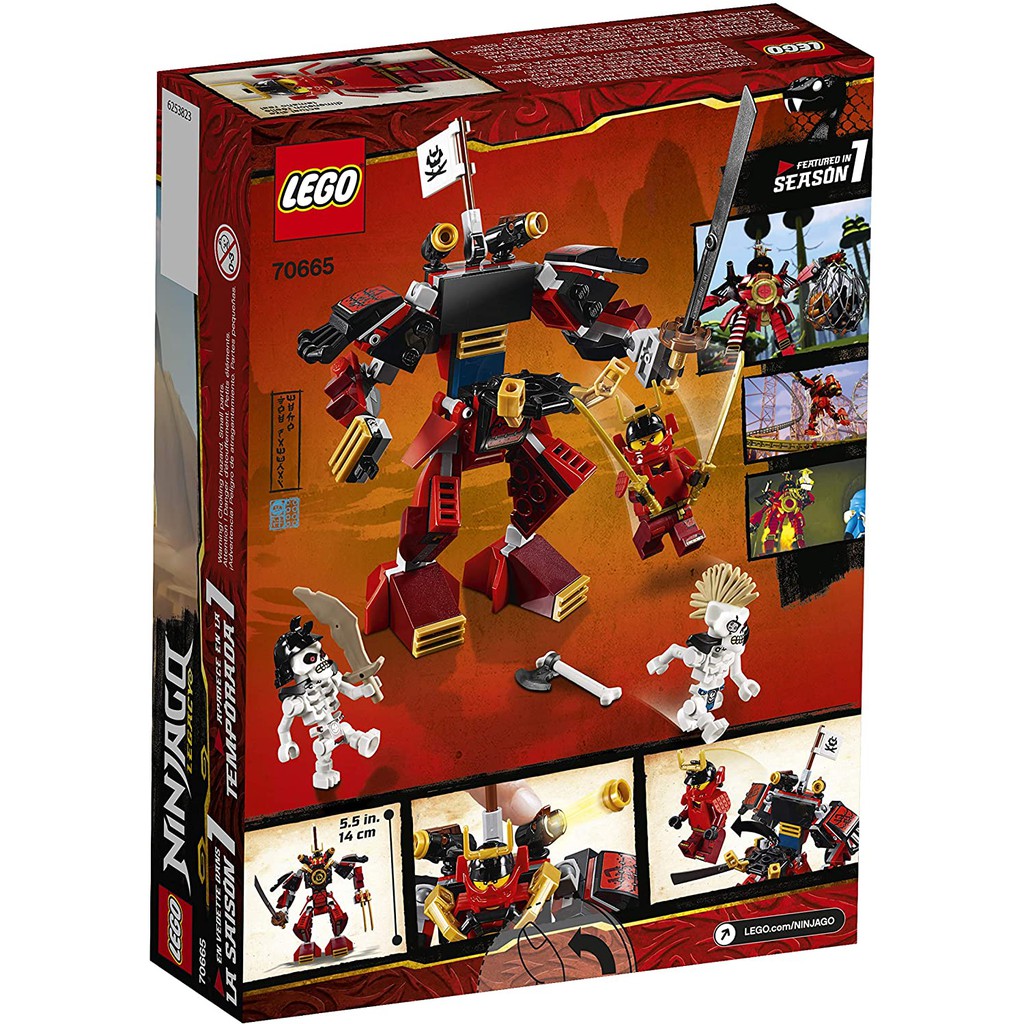 Đồ chơi LEGO NINJAGO - Chiến Giáp Samurai - Mã SP 70665