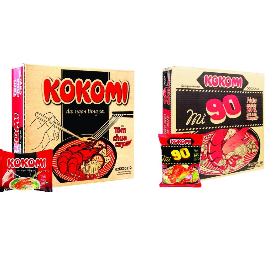 1 gói mì Kokomi tôm chua cay 65g/90g
