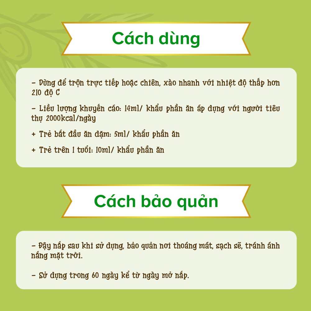 Dầu Olive Nguyên Chất Cho Bé Ăn Dặm Hiệu Dintel - Dintel Olive Oil HiPP (Chai Thủy Tinh) 250ml