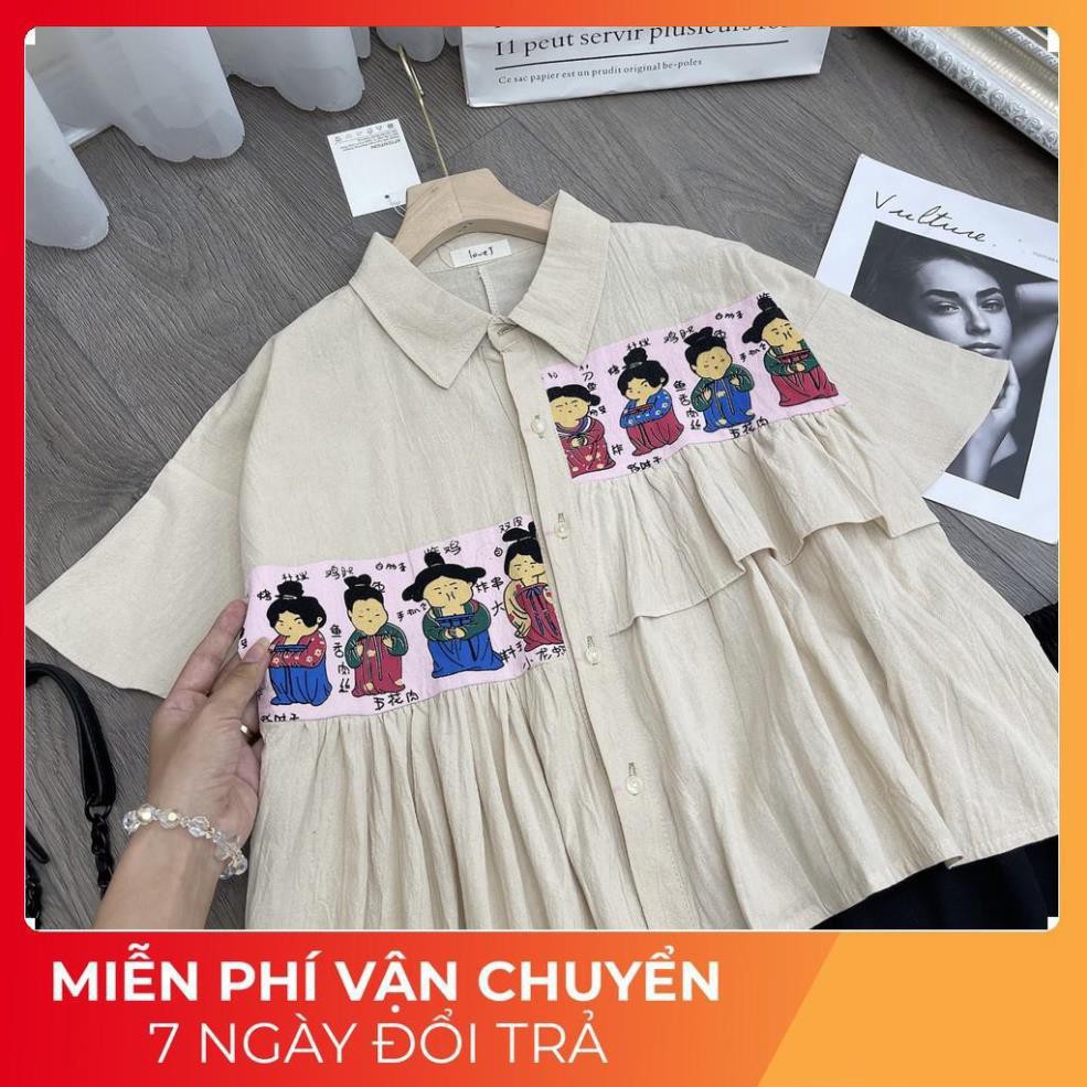[ 𝐅𝐑𝐄𝐄 𝐒𝐇𝐈𝐏 ] Set Áo Hoạt Hình Mix Quần Đùi