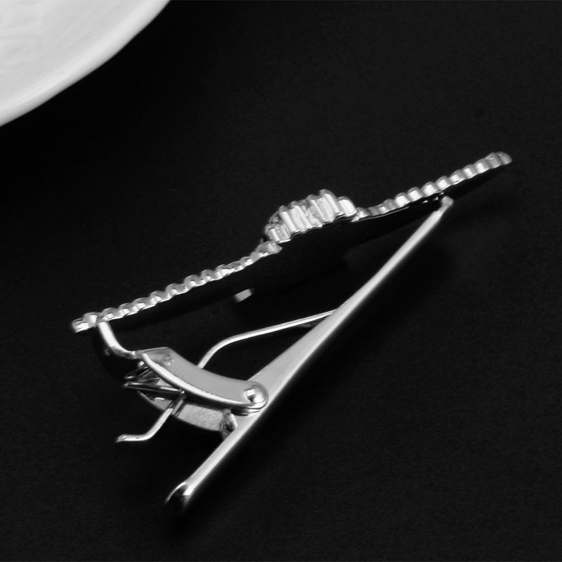 Kẹp Cà Vạt Hình Chim Cú Phối Lông Vũ Thời Trang Vintage Cho Nam