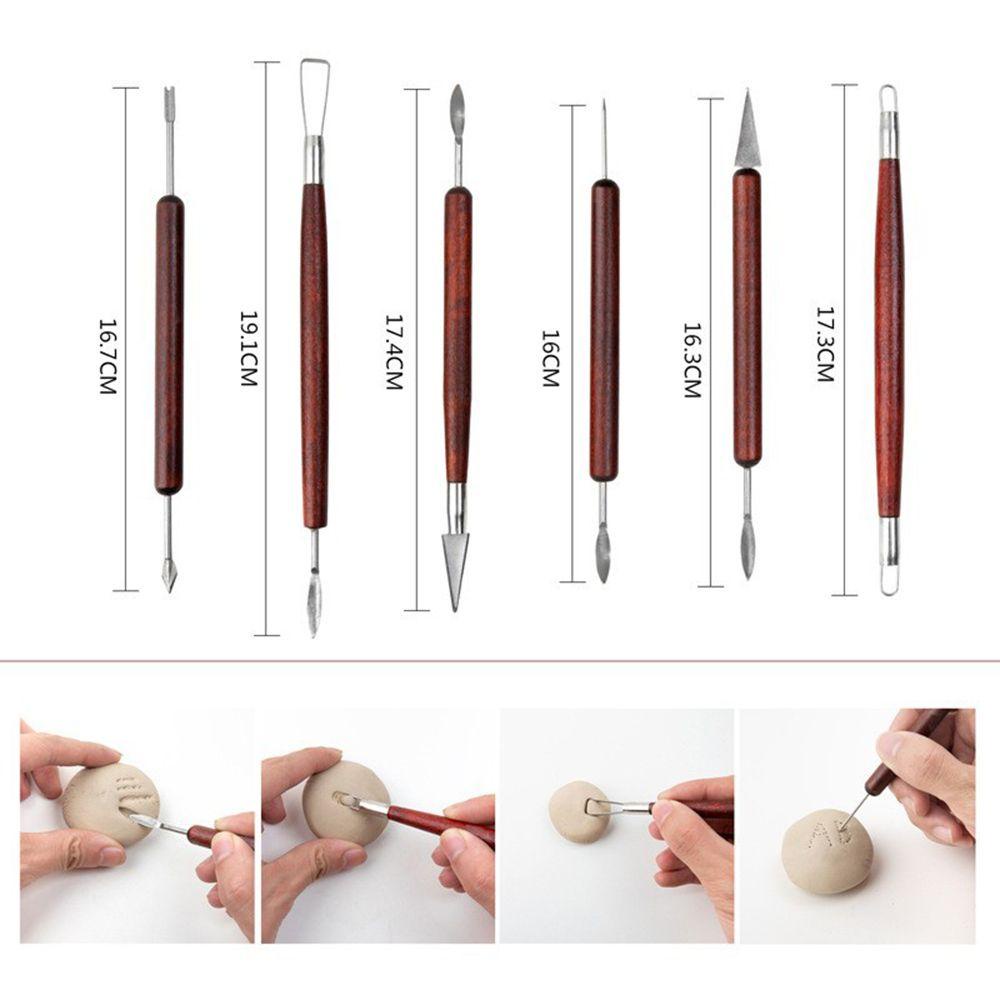 BORAG Bộ 15 Dụng Cụ Điêu Khắc Đất Sét Chuyên Dụng