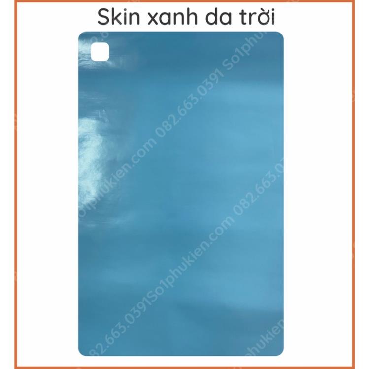 Miếng dán mặt lưng skin carbon Samsung Tab A7 2020 / Tab T505  có 7 loại skin để lựa chọn