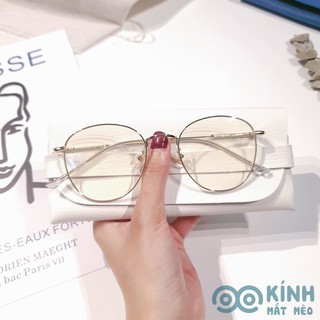𝗚𝗼̣𝗻𝗴 𝗸𝗶́𝗻𝗵 𝘃𝗶𝗻𝘁𝗮𝗴𝗲 𝗴𝗼́𝗰 𝗰𝗮̣𝗻𝗵 nam nữ đều đeo được ( 𝙏𝘼̣̆𝙉𝙂 𝙆𝙀̀𝙈 tròng cận chống xước)