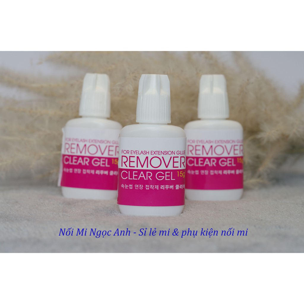 Gel tháo mi hồng remover gel