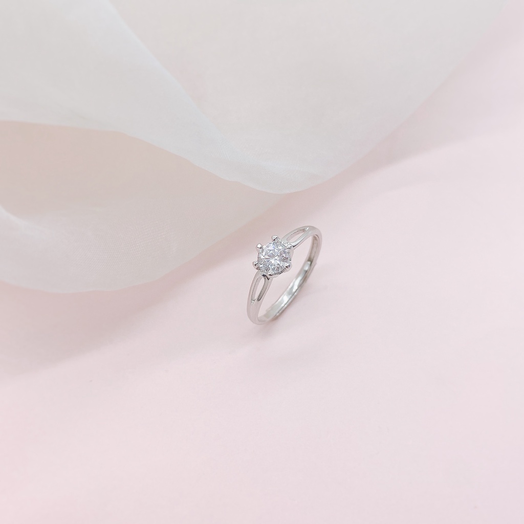 Nhẫn Tay Bạc Blue Peach My Love NT394