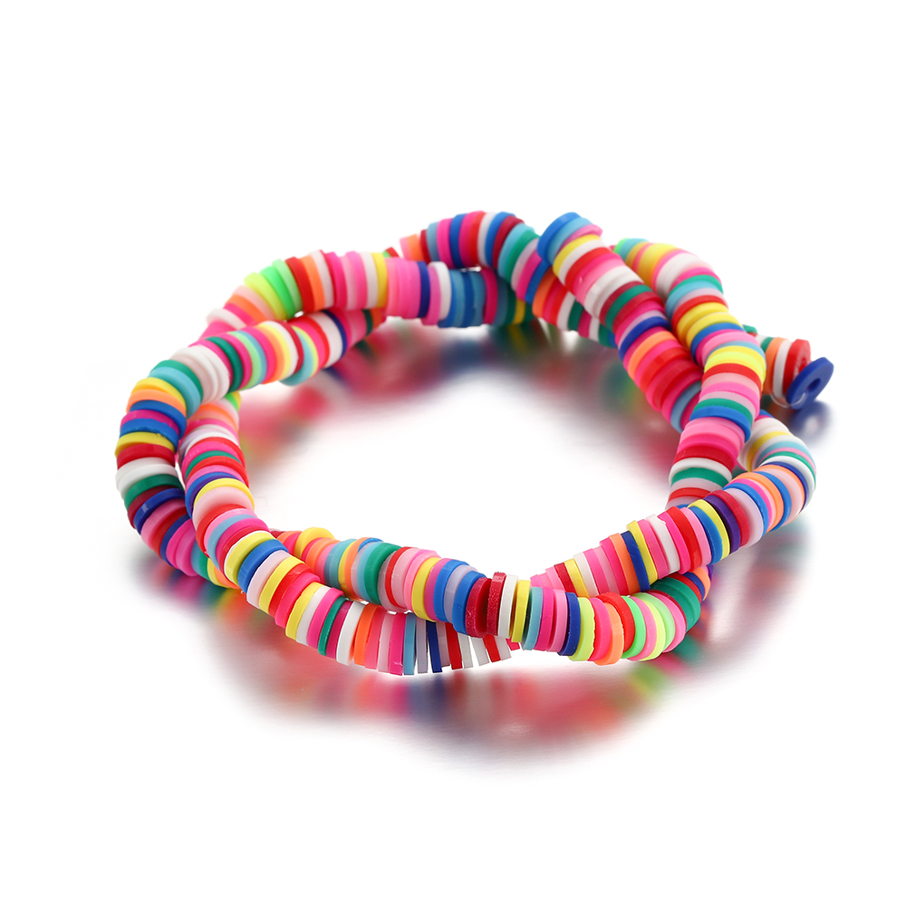 St.kunkka 15 inch / túi 3mm-8mm vật liệu đất sét polyme hóa nhiệt độ thấp hạt cách ly phẳng để làm đồ trang sức DIY