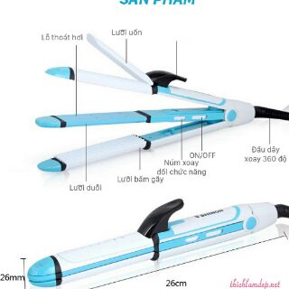 Máy Làm Tóc 4in1 SHINON 8005 cao cấp