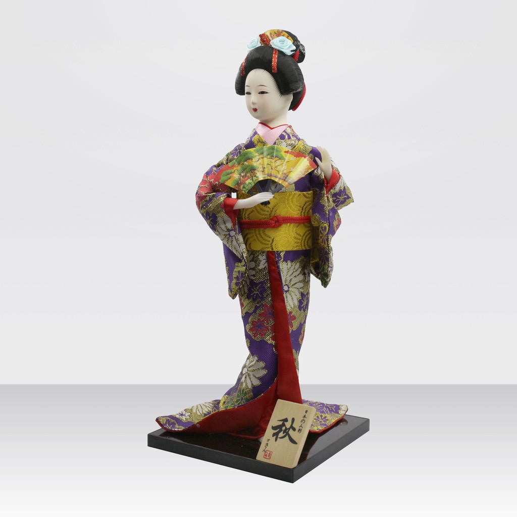 KHO-HN * Búp bê Geisha cao 30cm mặc trang phục truyền thống Nhật Bản - mẫu Y04 (ảnh thực tế)