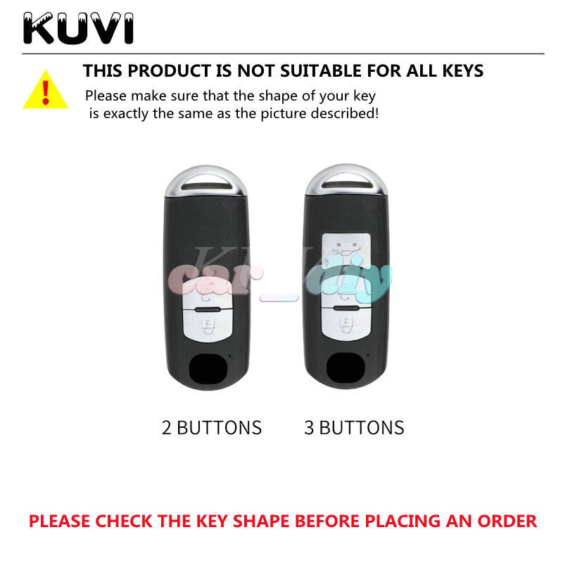 Vỏ Chìa Khóa Điều Khiển Từ Xa Cho Mazda 2 3 6 BL BM GJ Atenza Axela Demio CX-5 CX7 CX9 CX3 CX-3 CX5 MX5 KE Kfless