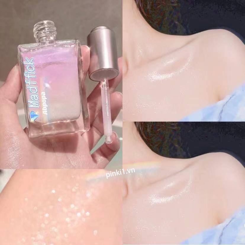 (Hàng Mới Về) Kem Bắt Sáng Dạng Lỏng Lâu Trôi Chống Thấm Nước Dành Cho Mặt Và Cơ Thể