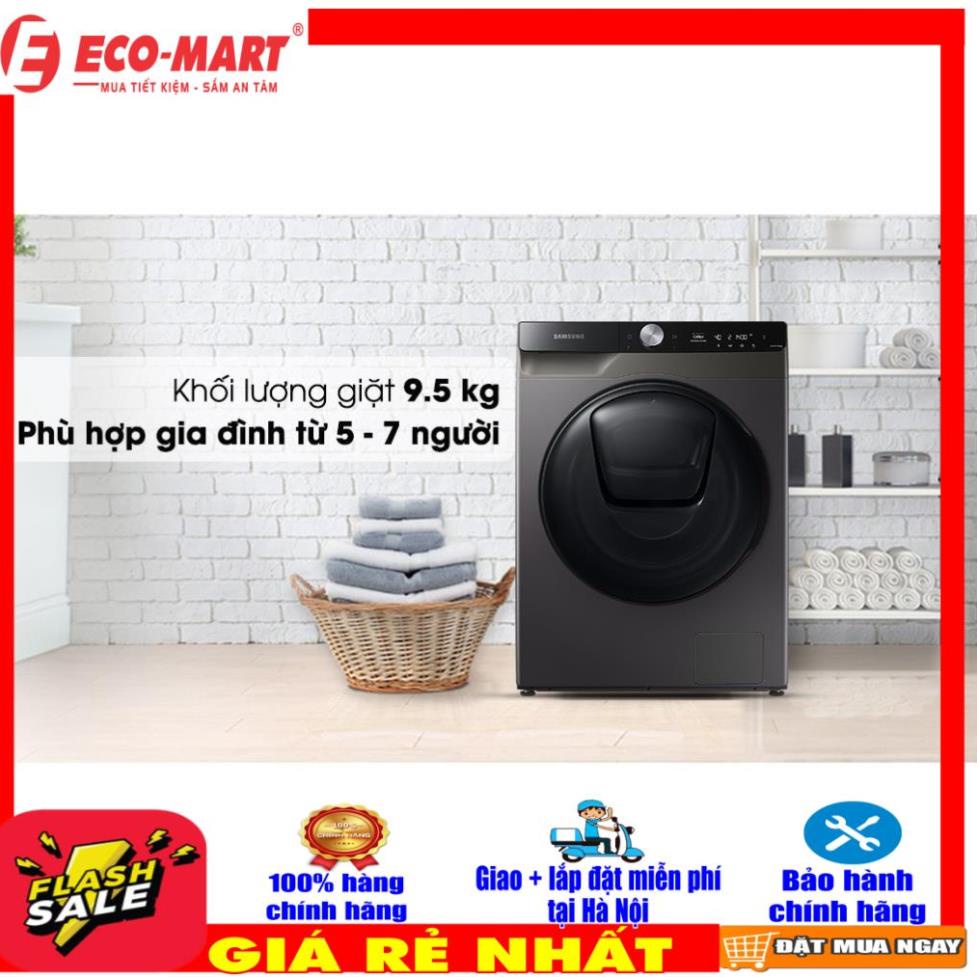 Máy giặt sấy Samsung Addwash Inverter 9.5kg WD95T754DBX/SV