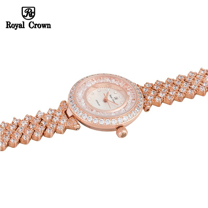 Đồng Hồ Nữ Chính Hãng Royal Crown 2606L Jewerry Rose Gold