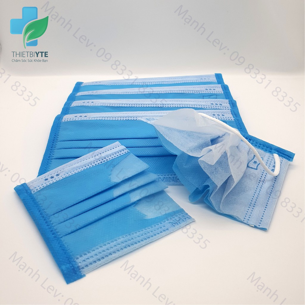 Khẩu trang y tế NHẬT MINH 4 Lớp ( Hộp 50 chiếc) - Đủ màu - Đủ kiểm định của Bộ Y tế | BigBuy360 - bigbuy360.vn