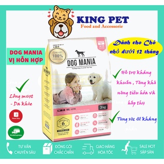 Hạt Dog Mania Premium Puppy Thức Ăn Cho Chó Nhỏ Vị Hỗn Hợp