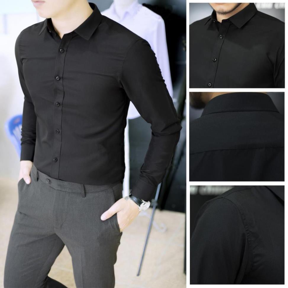 [HÀNG ĐẸP]Áo sơ mi  - Áo sơ mi lụa cao cấp - Chất liệu lụa mềm mịn, mát mẻ, dáng trẻ trung thanh lịch, mặc bao đẹp | BigBuy360 - bigbuy360.vn